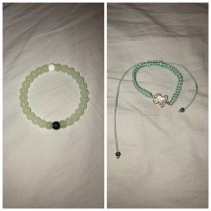 Green Lokai & Teal Turtle Bracelet